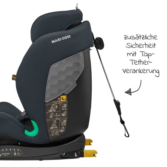 Maxi-Cosi Kindersitz Titan i-Size ab 15 Monate - 12 Jahre (76-150 cm) G-CELL Seitenaufprallschutz & Isofix - Basic Grey