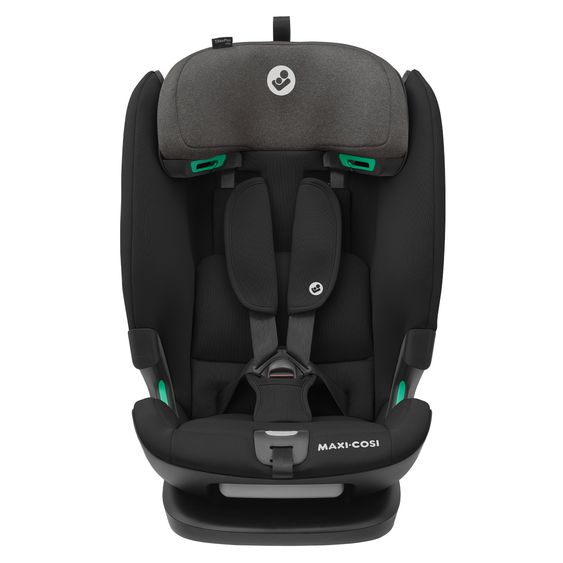 Maxi-Cosi Kindersitz Titan Plus i-Size ab 15 Monate - 12 Jahre (76 cm-150 cm) (9-36 kg) mit G-Cell Seitenaufprallschutz, Isofix & Top Tether - Authentic Black