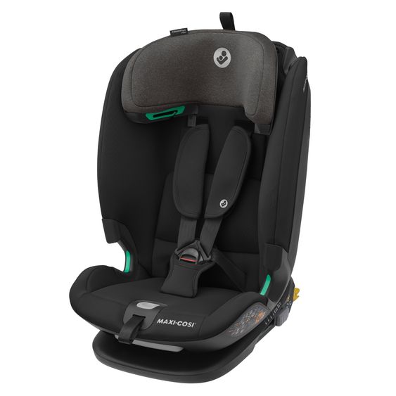 Maxi-Cosi Kindersitz Titan Plus i-Size ab 15 Monate - 12 Jahre (76 cm-150 cm) (9-36 kg) mit G-Cell Seitenaufprallschutz, Isofix & Top Tether - Authentic Black