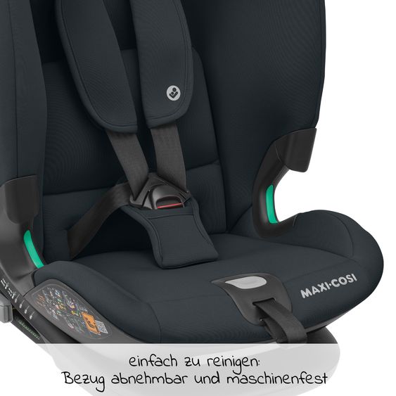 Maxi-Cosi Kindersitz Titan Plus i-Size ab 15 Monate - 12 Jahre (76 cm-150 cm) (9-36 kg) mit G-Cell Seitenaufprallschutz, Isofix & Top Tether - Authentic Graphite