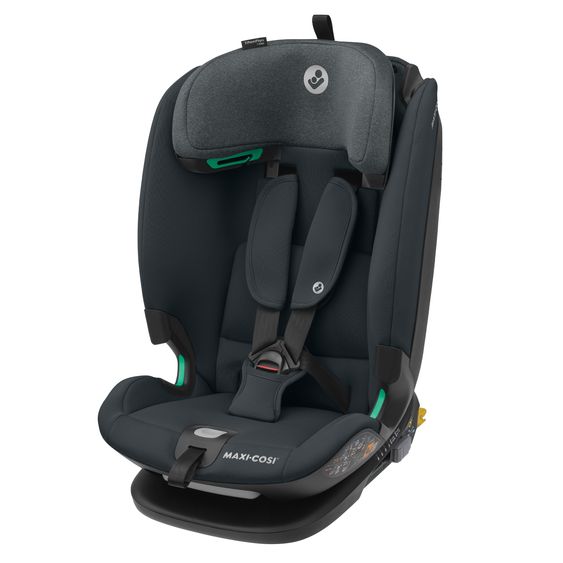 Maxi-Cosi Kindersitz Titan Plus i-Size ab 15 Monate - 12 Jahre (76 cm-150 cm) (9-36 kg) mit G-Cell Seitenaufprallschutz, Isofix & Top Tether - Authentic Graphite