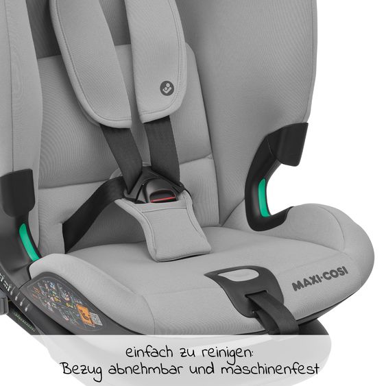 Maxi-Cosi Kindersitz Titan Plus i-Size ab 15 Monate - 12 Jahre (76 cm-150 cm) (9-36 kg) mit G-Cell Seitenaufprallschutz, Isofix & Top Tether - Authentic Grey