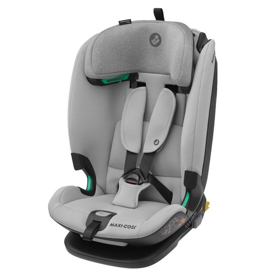 Maxi-Cosi Kindersitz Titan Plus i-Size ab 15 Monate - 12 Jahre (76 cm-150 cm) (9-36 kg) mit G-Cell Seitenaufprallschutz, Isofix & Top Tether - Authentic Grey