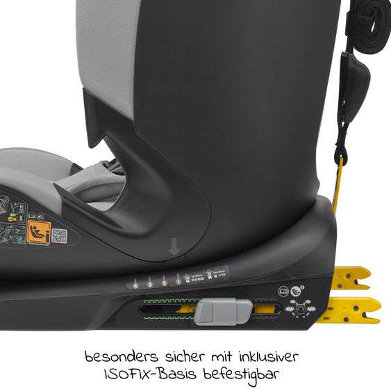 Maxi-Cosi Kindersitz Titan Plus i-Size ab 15 Monate - 12 Jahre (76 cm-150 cm) (9-36 kg) mit G-Cell Seitenaufprallschutz, Isofix & Top Tether - Authentic Grey