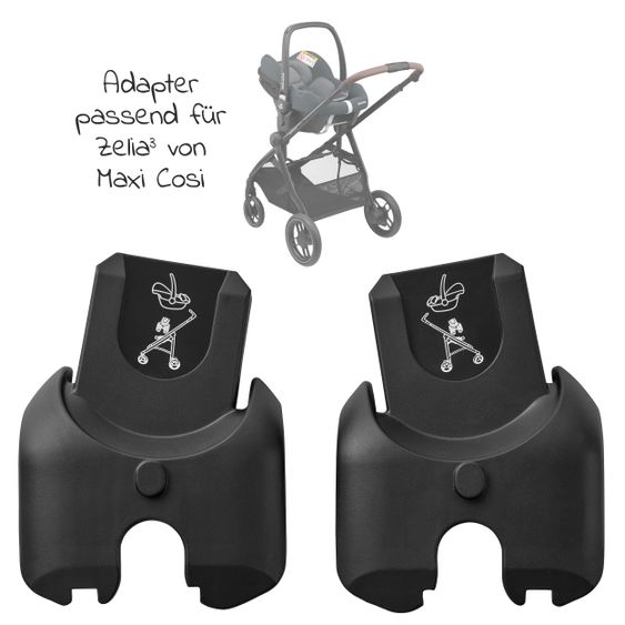 Maxi-Cosi Maxi-Cosi Adapter für Kinderwagen Zelia³ - Black