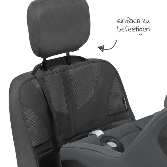 Maxi-Cosi Organizer und Rückenlehnenschutz für Babyschalen & Kindersitze - Graphite