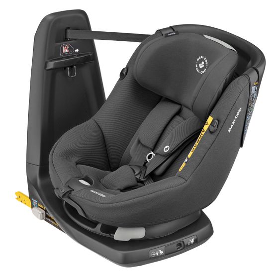 Maxi-Cosi Reboarder-Kindersitz AxissFix i-Size 360° 4 Monate-4 Jahre (61-105cm) Isofix,Sitzschoner,Organizer - Authentic Graphite