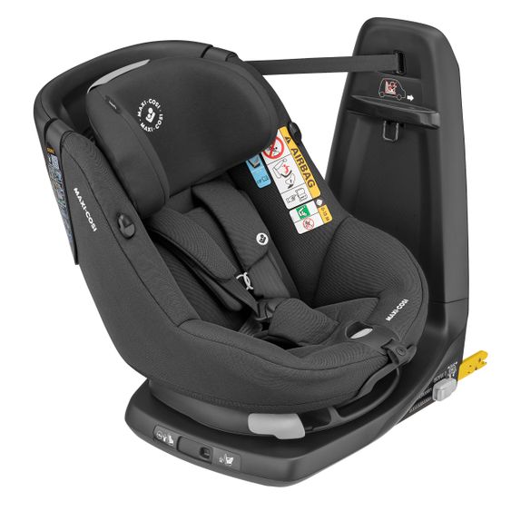 Maxi-Cosi Reboarder-Kindersitz AxissFix i-Size 360° drehbar 4 Monate-4 Jahre (61-105cm) Isofix-Basis - Authentic Graphite