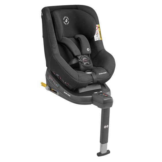 Maxi-Cosi Seggiolino Beryl reboarder misura 0+/1/2 dalla nascita -7 anni (dalla nascita-25 kg) posizione reclinabile e base Isofix - Nero Autentico