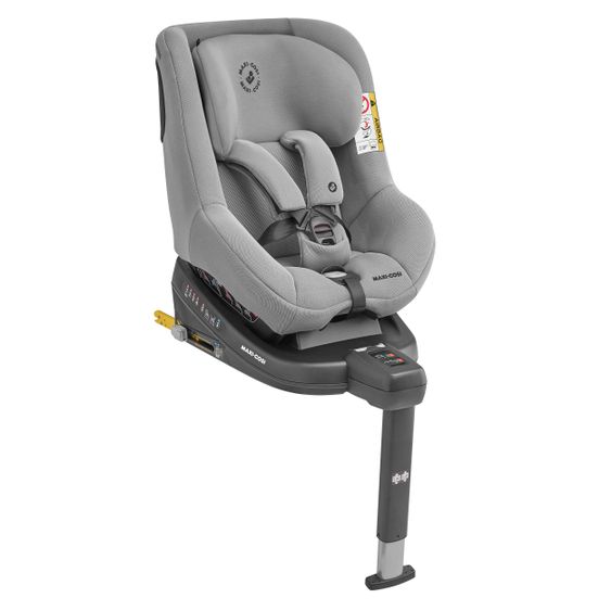 Maxi-Cosi Seggiolino Beryl reboarder misura 0+/1/2 dalla nascita -7 anni (dalla nascita-25 kg) posizione reclinabile e base Isofix - Grigio Autentico