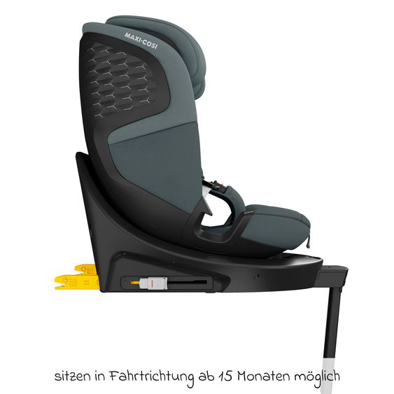 Maxi-Cosi Reboarder-Kindersitz Emerald 360 S i-Size drehbar ab Geburt - 12 Jahre (40 cm - 150 cm) mit G-Cell Seitenaufpralltechnologie & Isofix-Base - Tonal Graphite