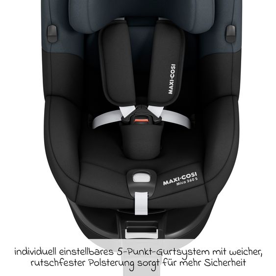 Maxi-Cosi Seggiolino Reboarder Mica 360 S - Nero Tonale