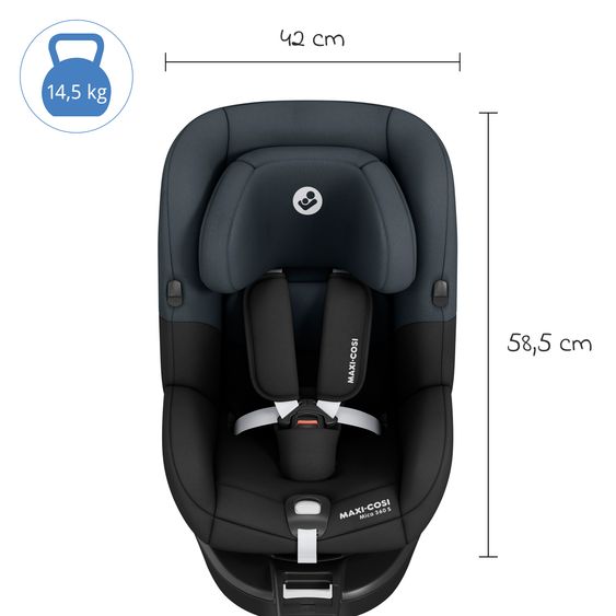 Maxi-Cosi Reboarder child seat Mica 360 S - Tonal Black