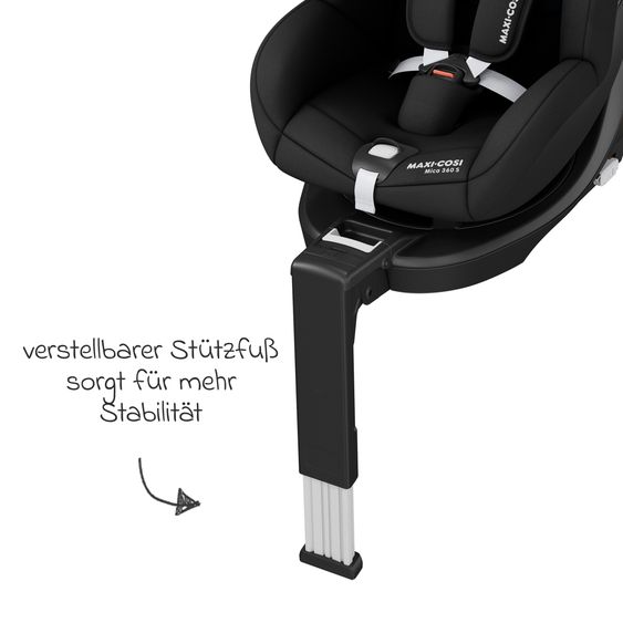 Maxi-Cosi Seggiolino Reboarder Mica 360 S - Nero Tonale