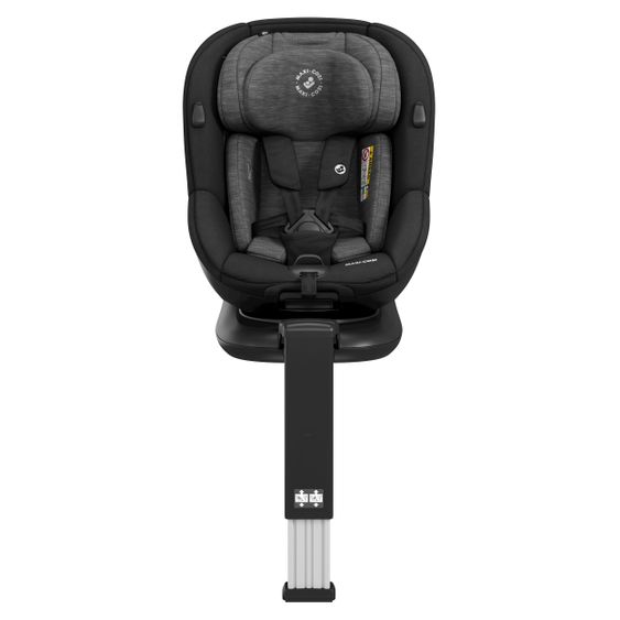 Maxi-Cosi Reboarder-Kindersitz Mica i-Size 360° drehbar ab Geburt-4 Jahre (40-105 cm) Isofix-Basis - Authentic Black