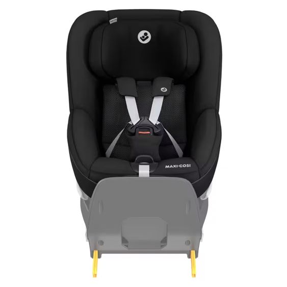 Maxi-Cosi Reboarder child seat Pearl 360 from 3 months - 4 years (61 cm - 105 cm) 0-17.4 kg swivel with G-Cell side impact protection - Authentic Black