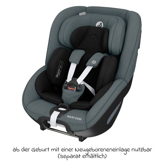 Maxi-Cosi Reboarder-Kindersitz Pearl 360 ab 3 Monate - 4 Jahre (61 cm - 105 cm) 0-17,4 kg drehbar mit G-Cell-Seitenaufprallschutz - Authentic Graphite