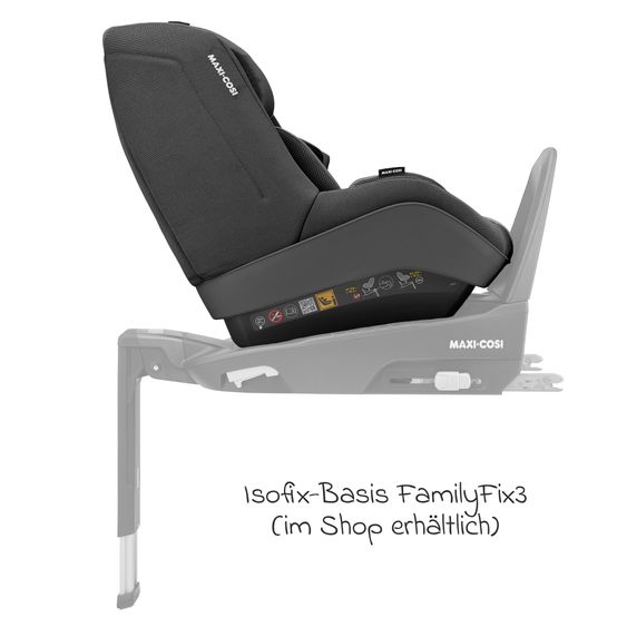 Maxi-Cosi Reboarder child seat Pearl Pro 2 i-Size from 6 months - 4 years (67 cm - 105 cm) with Easy-in harness - Authentic Black