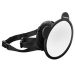 Rear seat mirror with wide-angle view for infant carriers & child seats