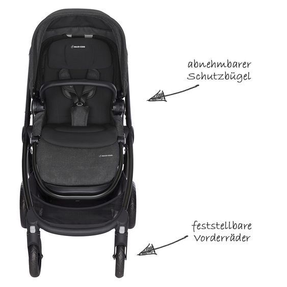 Maxi-Cosi Sportwagen Adorra - Nomad Black