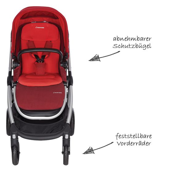 Maxi-Cosi Sportwagen Adorra - Vivid Red
