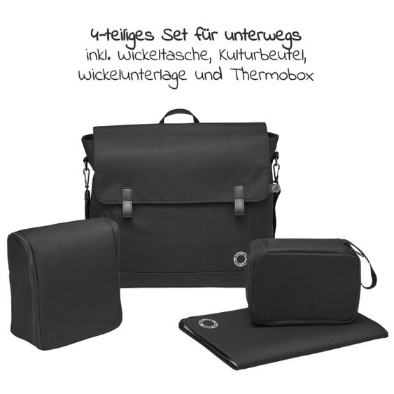 Maxi-Cosi Borsa per pannolini Modern Bag - Essential Black