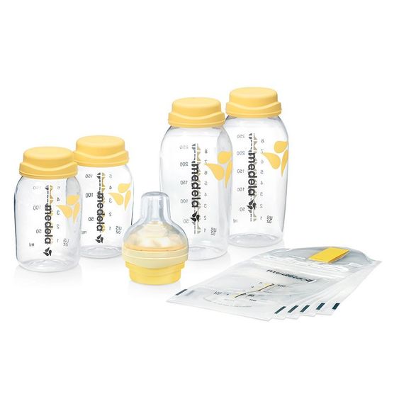 Medela 10-tlg. Set zum Aufbewahren & Füttern von Muttermilch