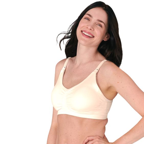 Medela 3-in-1 nursing and pumping bra - Chai - size S