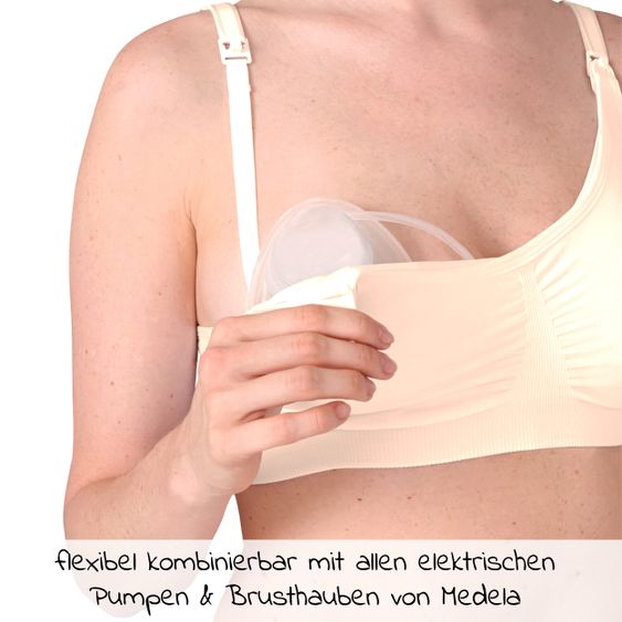 Medela Reggiseno 3-in-1 per allattamento e pompaggio - Chai - taglia S