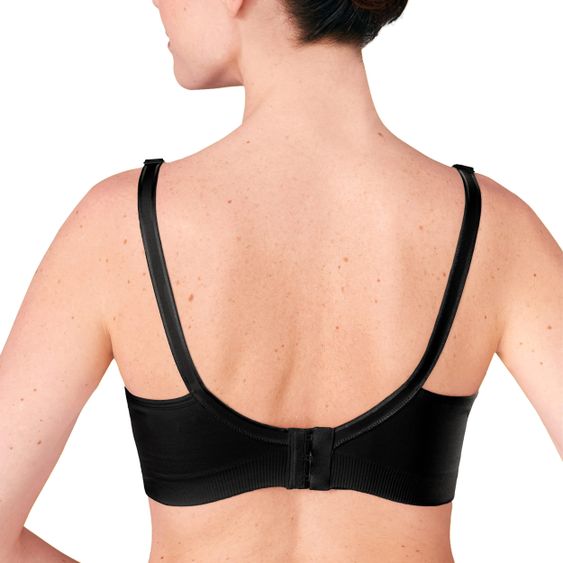 Medela 3-in-1 Still- und Abpump-BH + Gratis Einweg-Stilleinlage 36er Pack Ultra Thin - Schwarz - Gr. S