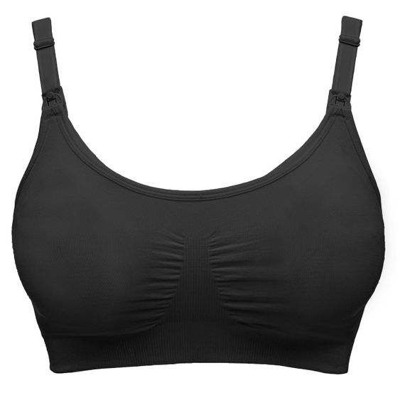 Medela Reggiseno 3-in-1 per l'allattamento e il parto - Nero - Taglia M