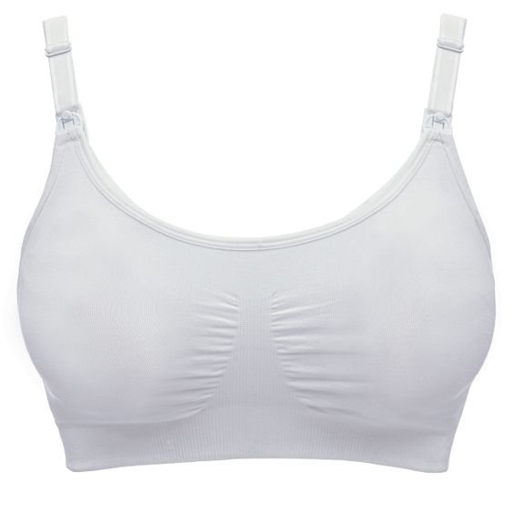 Medela Reggiseno 3-in-1 per l'allattamento e il parto - Bianco - Taglia S