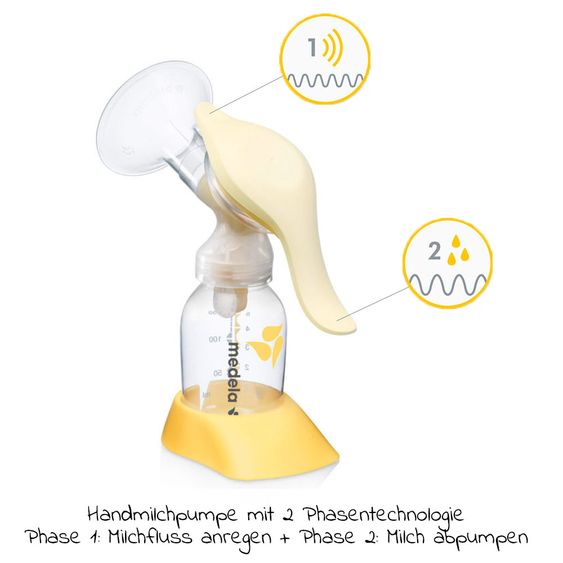 Medela 58-tlg. Stillset Handmilchpumpe Harmony + umfangreiches Zubehör