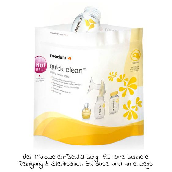 Medela 58-tlg. Stillset Handmilchpumpe Harmony + umfangreiches Zubehör