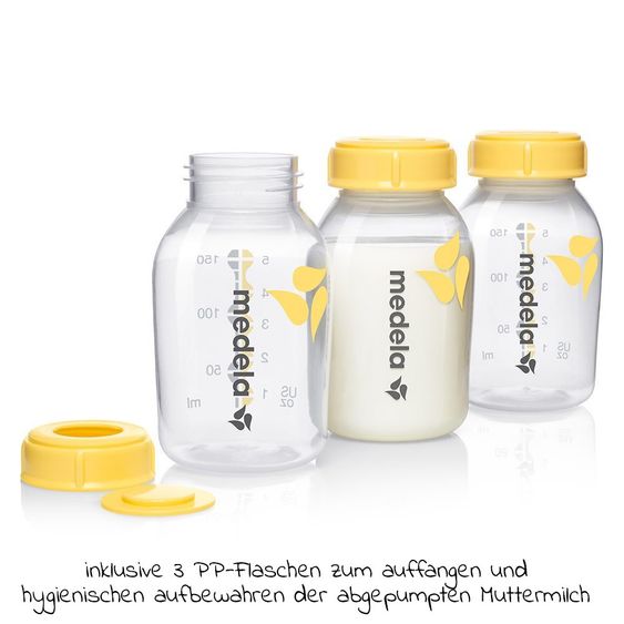 Medela 7-tlg. Stillset StillzeitZauber - elektrische Milchpumpe Swing Flex + Flaschen-Set + Flaschenbürste