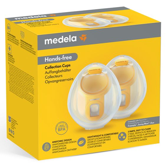 Medela Doppelpumpset Hands-free für elektrische Doppel-Milchpumpen Swing Maxi & Freestyle