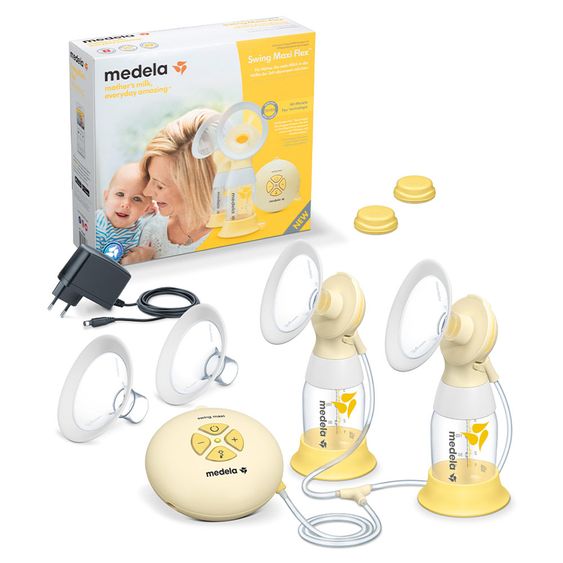 Medela Elektrische Doppel-Milchpumpe Swing Maxi Flex