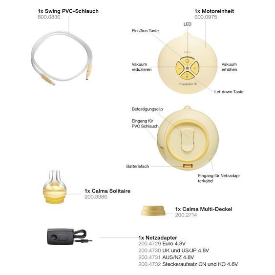 Medela Electric breast pump Swing incl. Calma