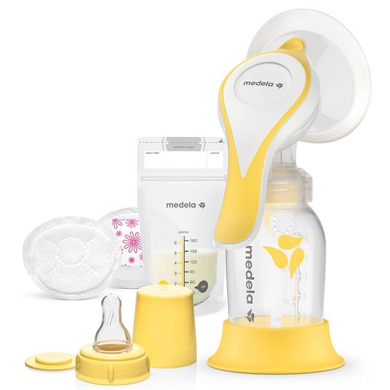 Medela Hand-Milchpumpe Harmony Flex Essentials Pack