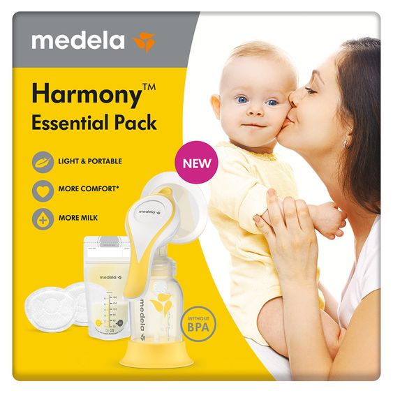 Medela Hand-Milchpumpe Harmony Flex Essentials Pack