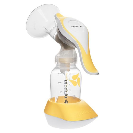 Medela Set di tiralatte Harmony Pump & Feed con Calma e 4 cuscinetti per l'allattamento