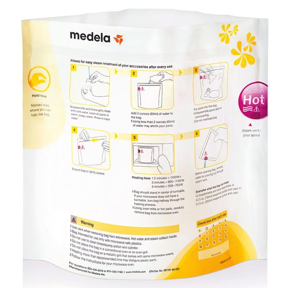 Medela Mikrowellen-Beutel 5er Pack Quick Clean