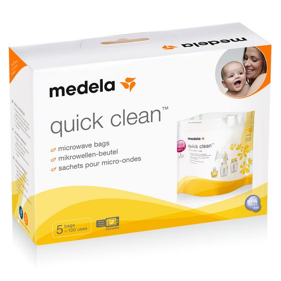 Medela Sacchetti per microonde 5 Pack Quick Clean