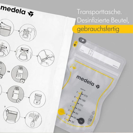 Medela Muttermilchbeutel 25er Pack Easy Pour