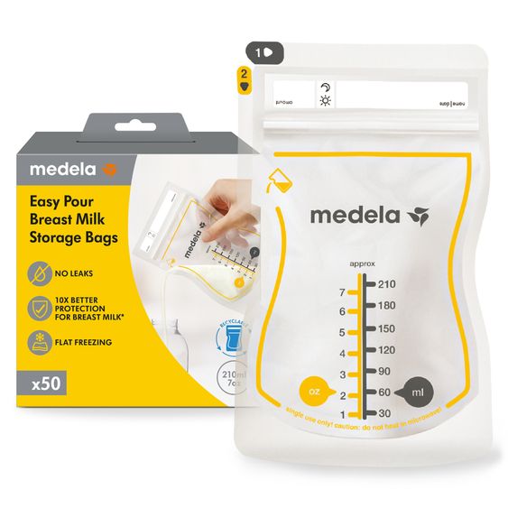 Medela Muttermilchbeutel 50er Pack Easy Pour