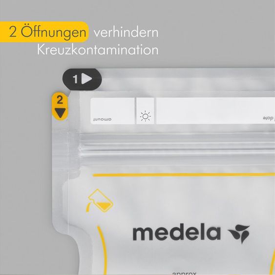 Medela Muttermilchbeutel 50er Pack Easy Pour
