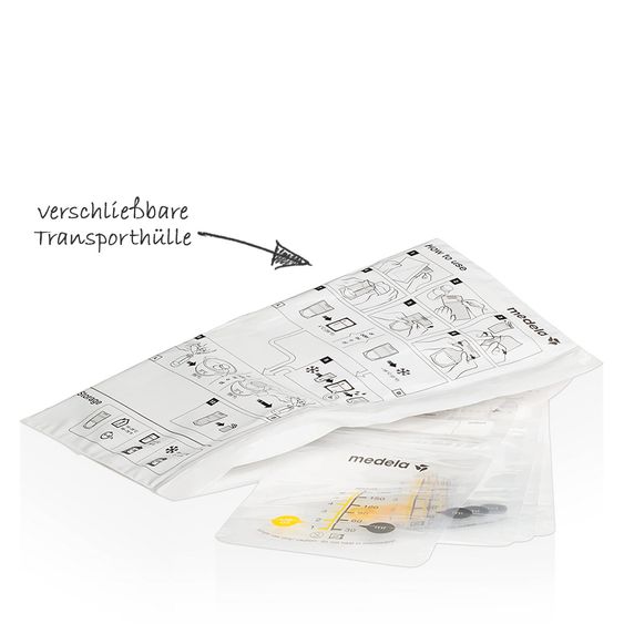 Medela Muttermilchbeutel 50er Pack je 180 ml