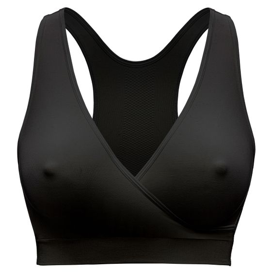 Medela Gravidanza e allattamento Keep Cool Sleep Bustier - Nero - Taglia S