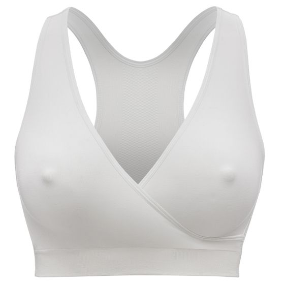 Medela Sleep Bustier for Pregnancy & Nursing Keep Cool Sleep - White - Size M