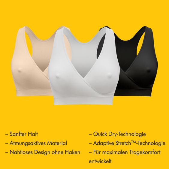 Medela Bustier da notte Keep Cool Schlaf - Bianco - Taglia: L
